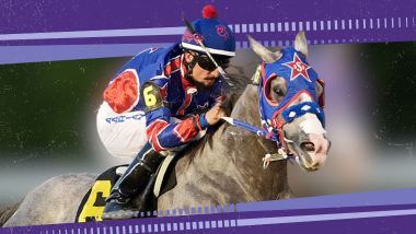 2024 live racing logo with jockeys and horses